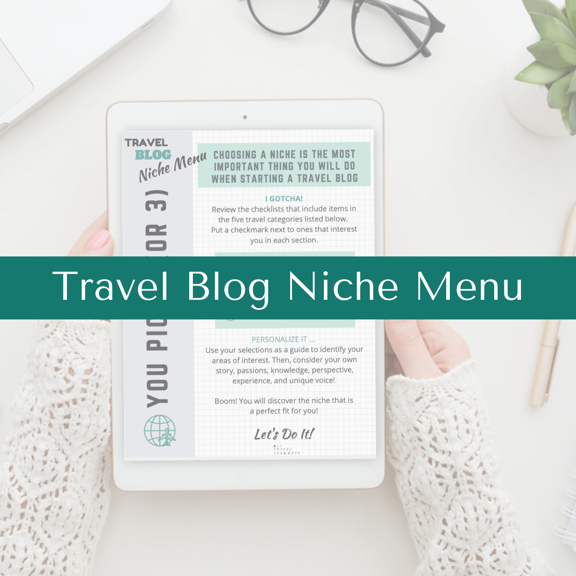 Travel Blog Niche Menu