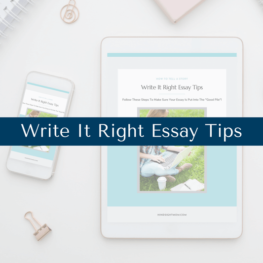 Write It Right Essay Tips