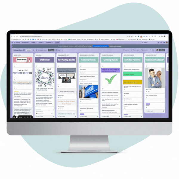 College Send-Off Trello System